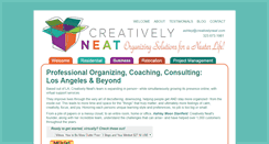 Desktop Screenshot of creativelyneat.com
